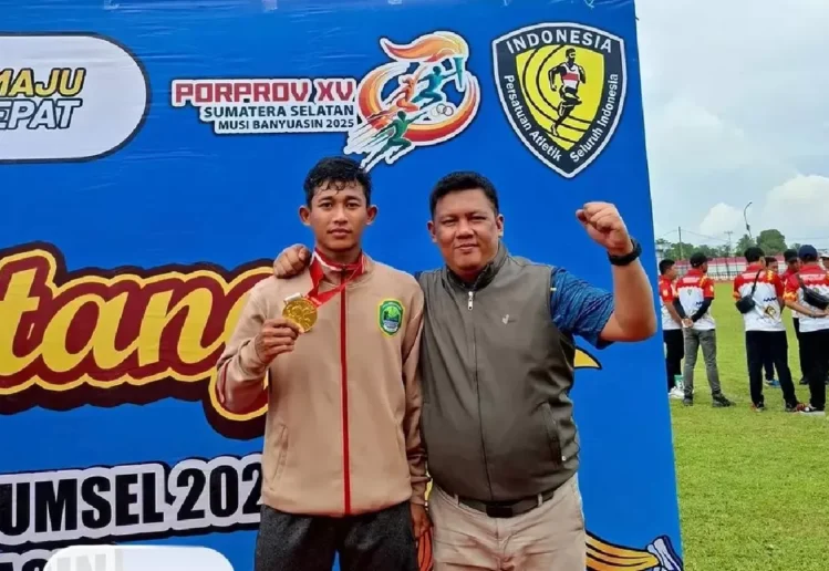 Atlet muda Indonesia berlaga dalam Kejuaraan Atletik Nasional 2026 di lintasan stadion atletik